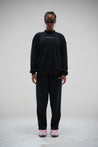 Relaxed Fit Sweatpants - Midnight Black