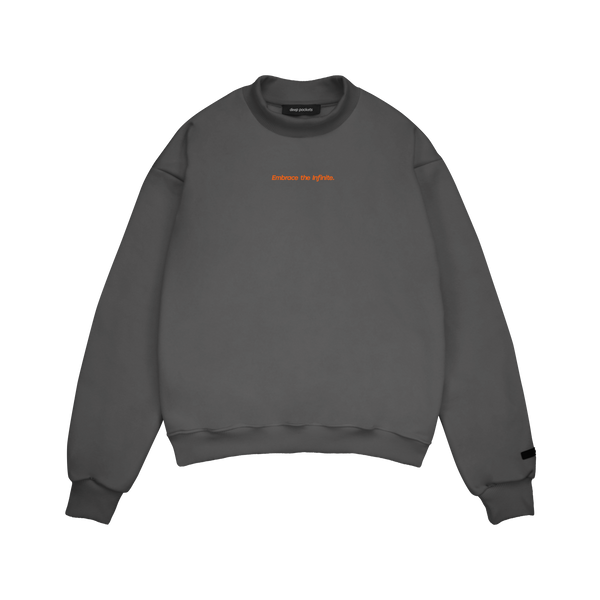 [STONE ]★Crewneck Sweatshirt with Pockets★Lead Grey STONE ISLAND Sleeve Pockets Crewneck 'Lead Grey' 791560577-V0062